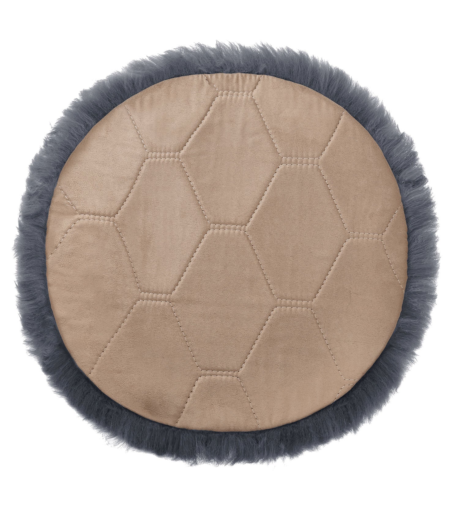Round wool seat cushion 40cm x 40cm