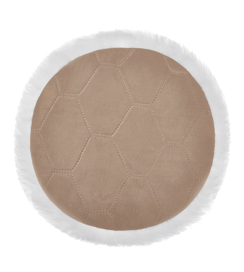 Round wool seat cushion 40cm x 40cm