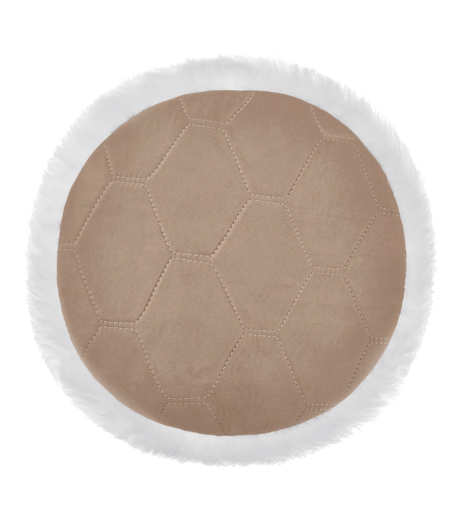 Round wool seat cushion 40cm x 40cm