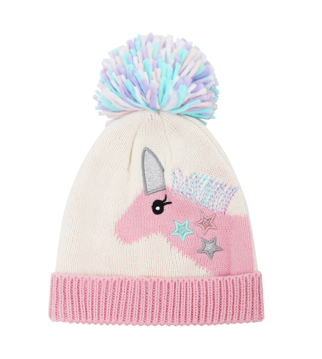 Kids Unicorn Beanie & Gloves Set