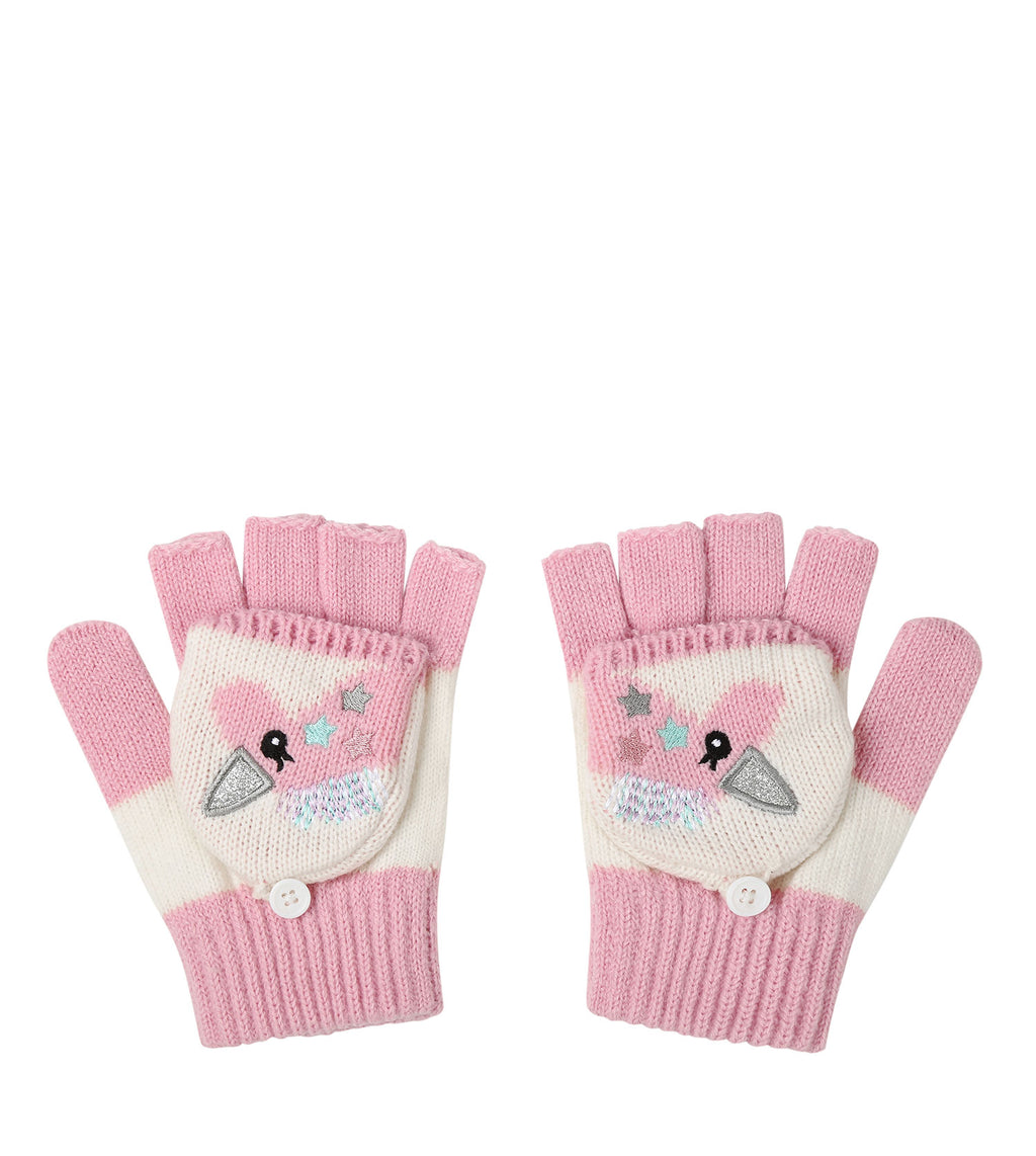 Kids Unicorn Beanie & Gloves Set