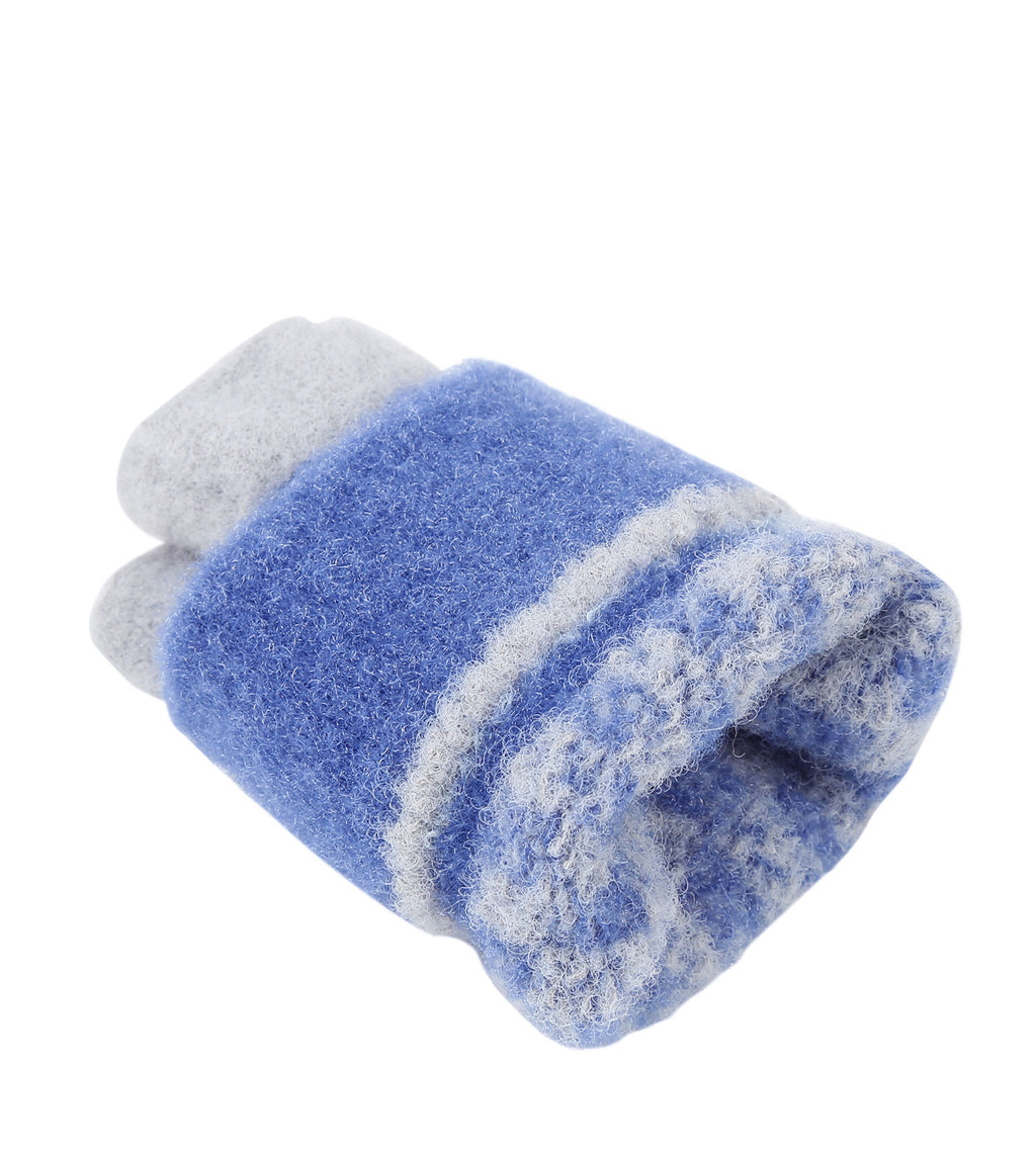 Kids Fingerless Ultra Plush Knit Gloves