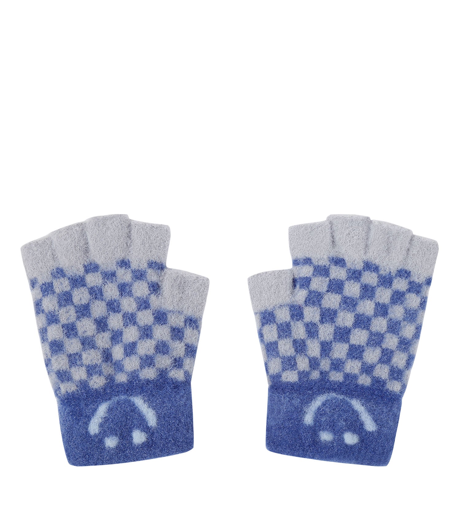 Kids Fingerless Ultra Plush Knit Gloves