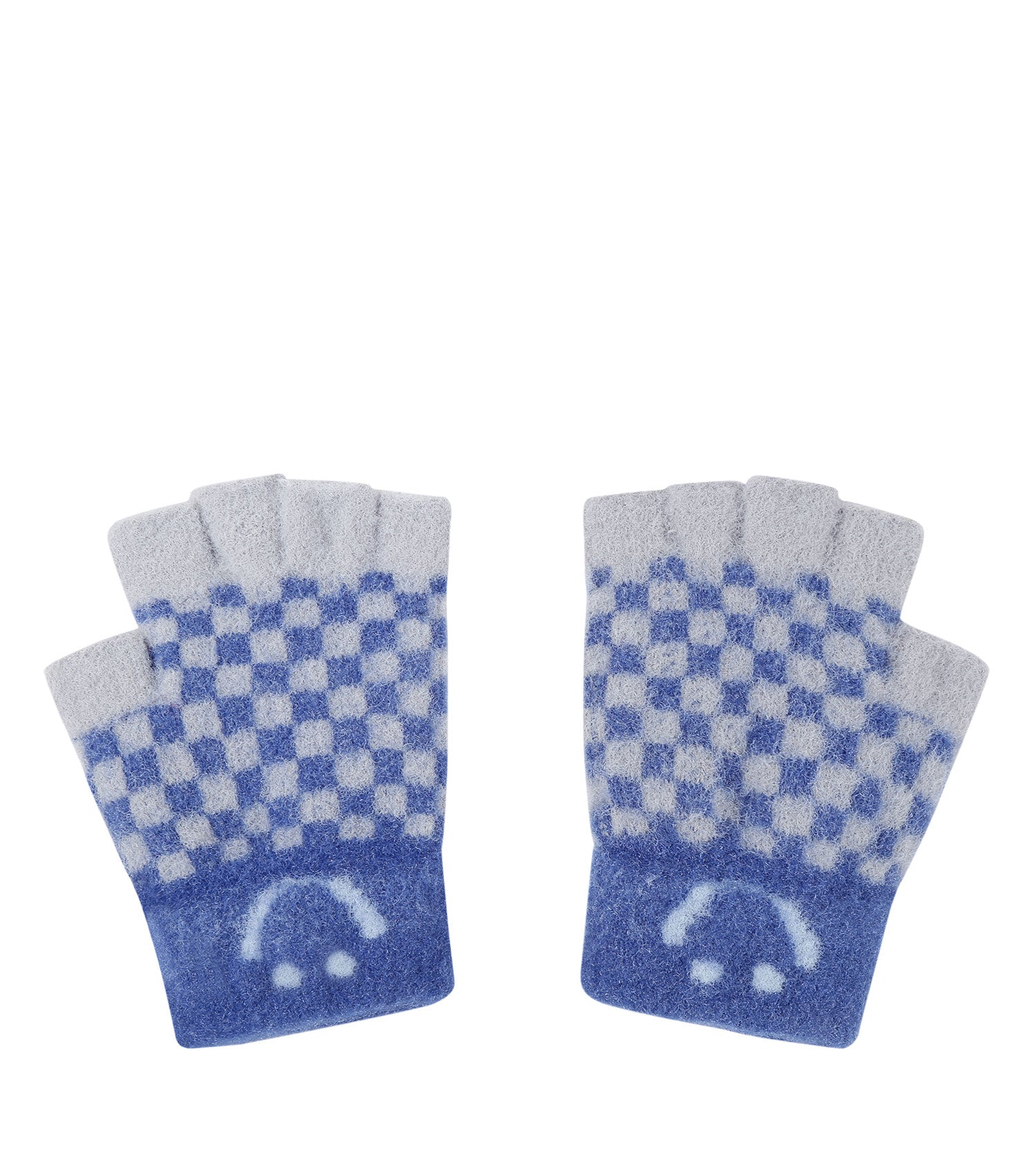 Kids Fingerless Ultra Plush Knit Gloves