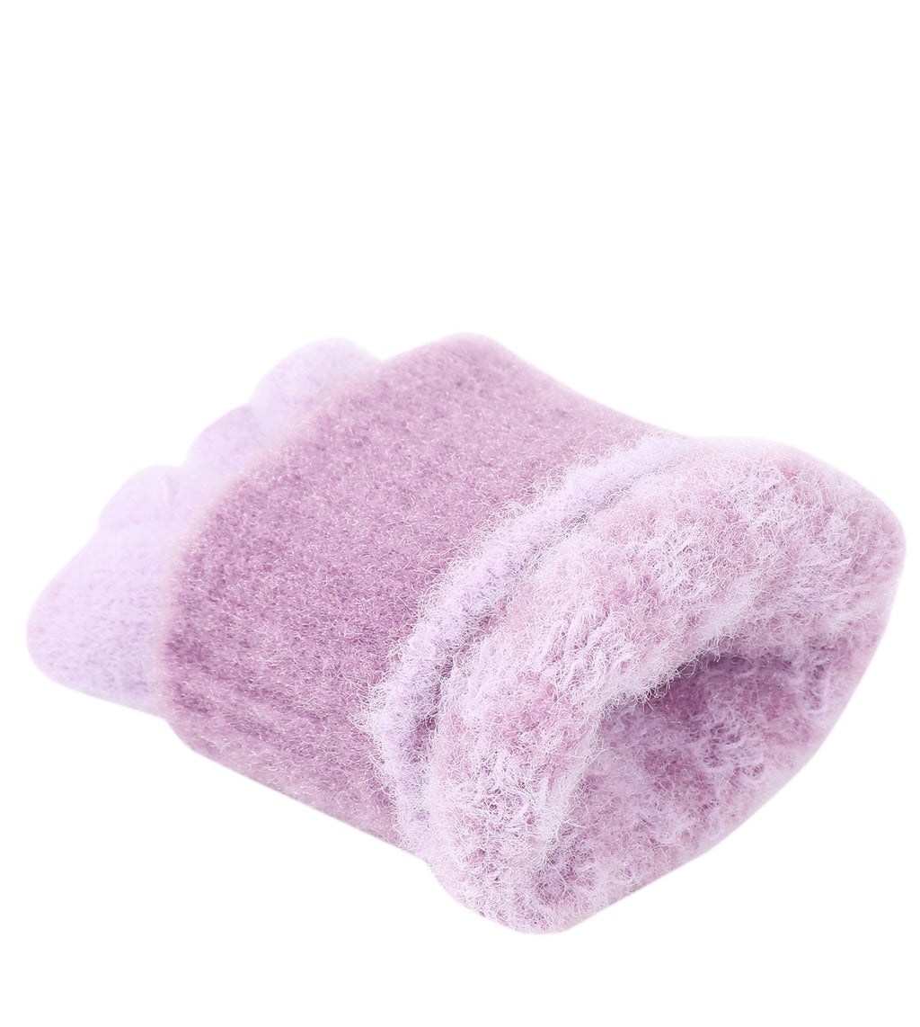 Kids Fingerless Ultra Plush Knit Gloves