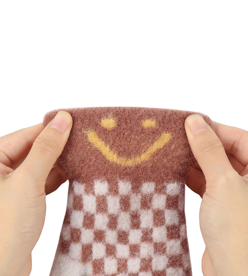 Kids Fingerless Ultra Plush Knit Gloves