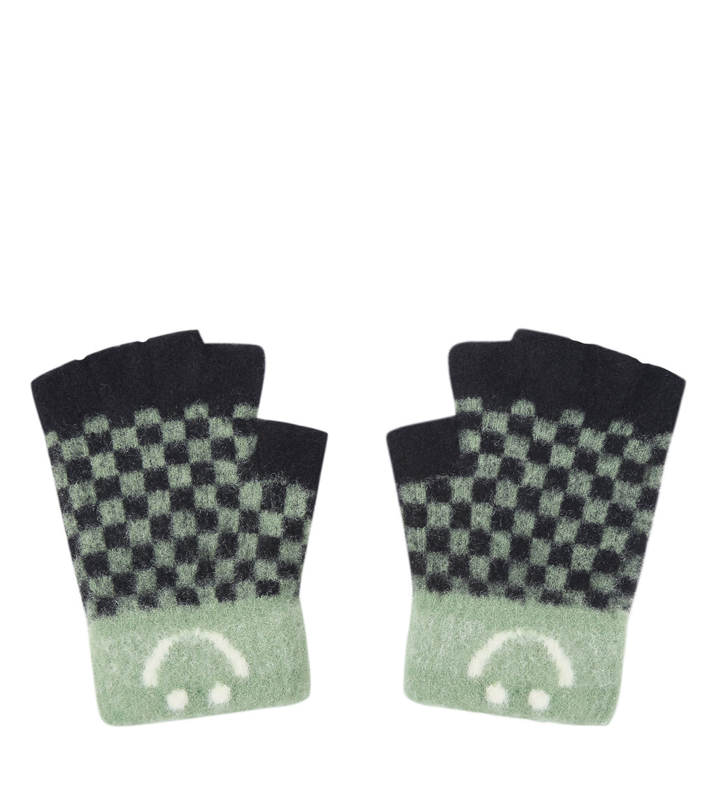 Kids Fingerless Ultra Plush Knit Gloves