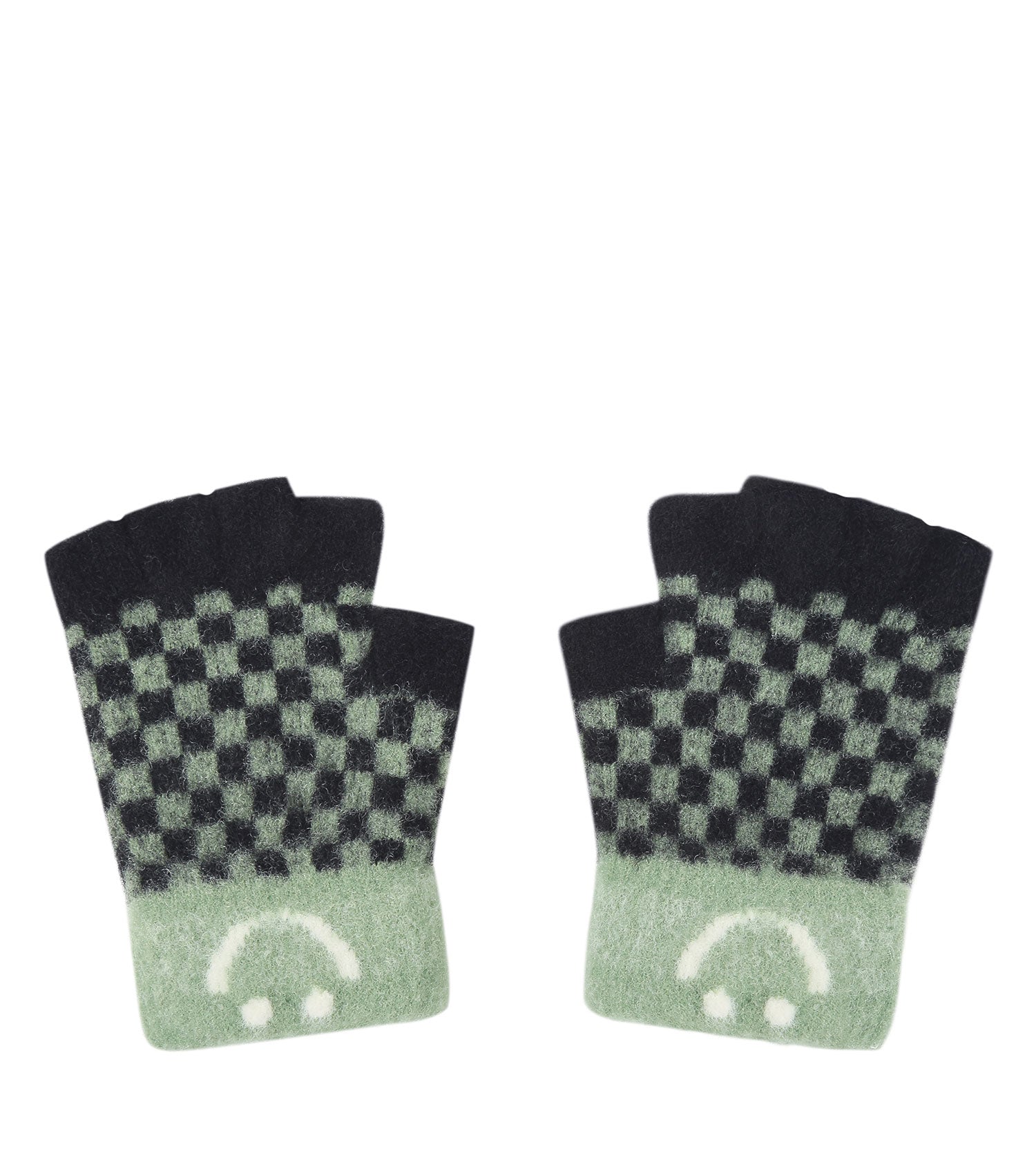 Kids Fingerless Ultra Plush Knit Gloves