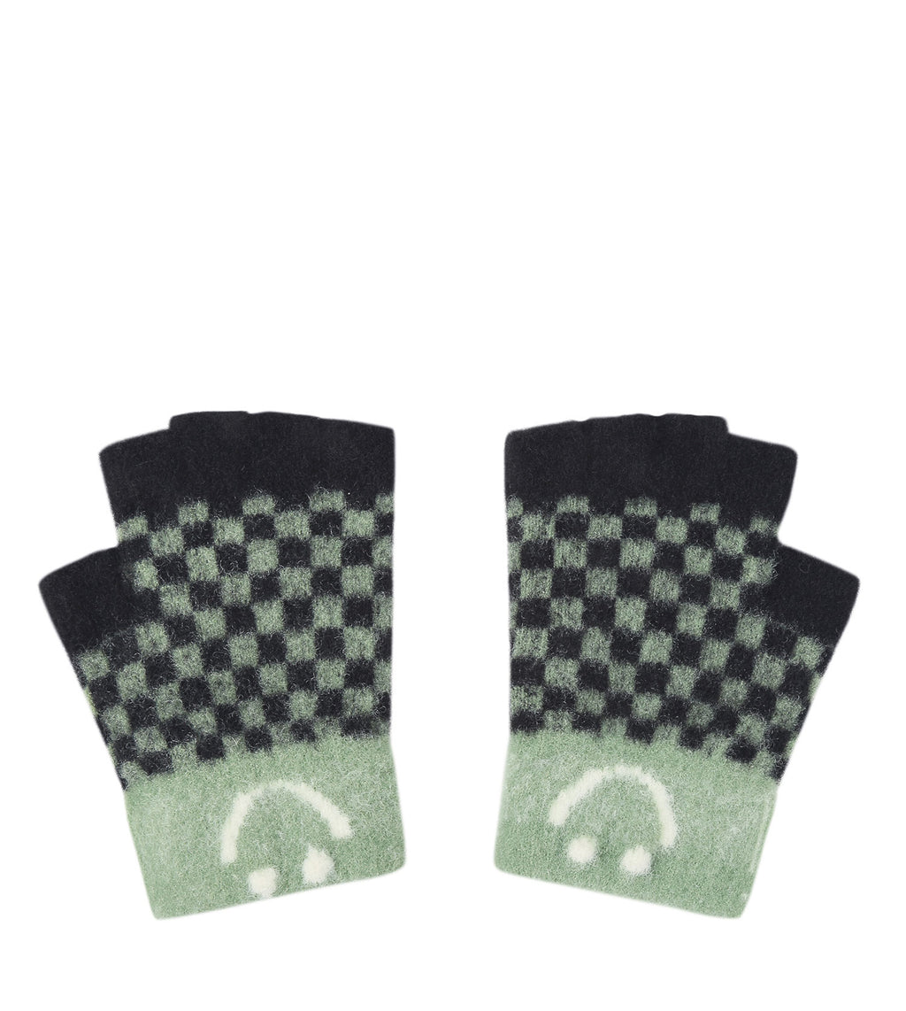 Kids Fingerless Ultra Plush Knit Gloves