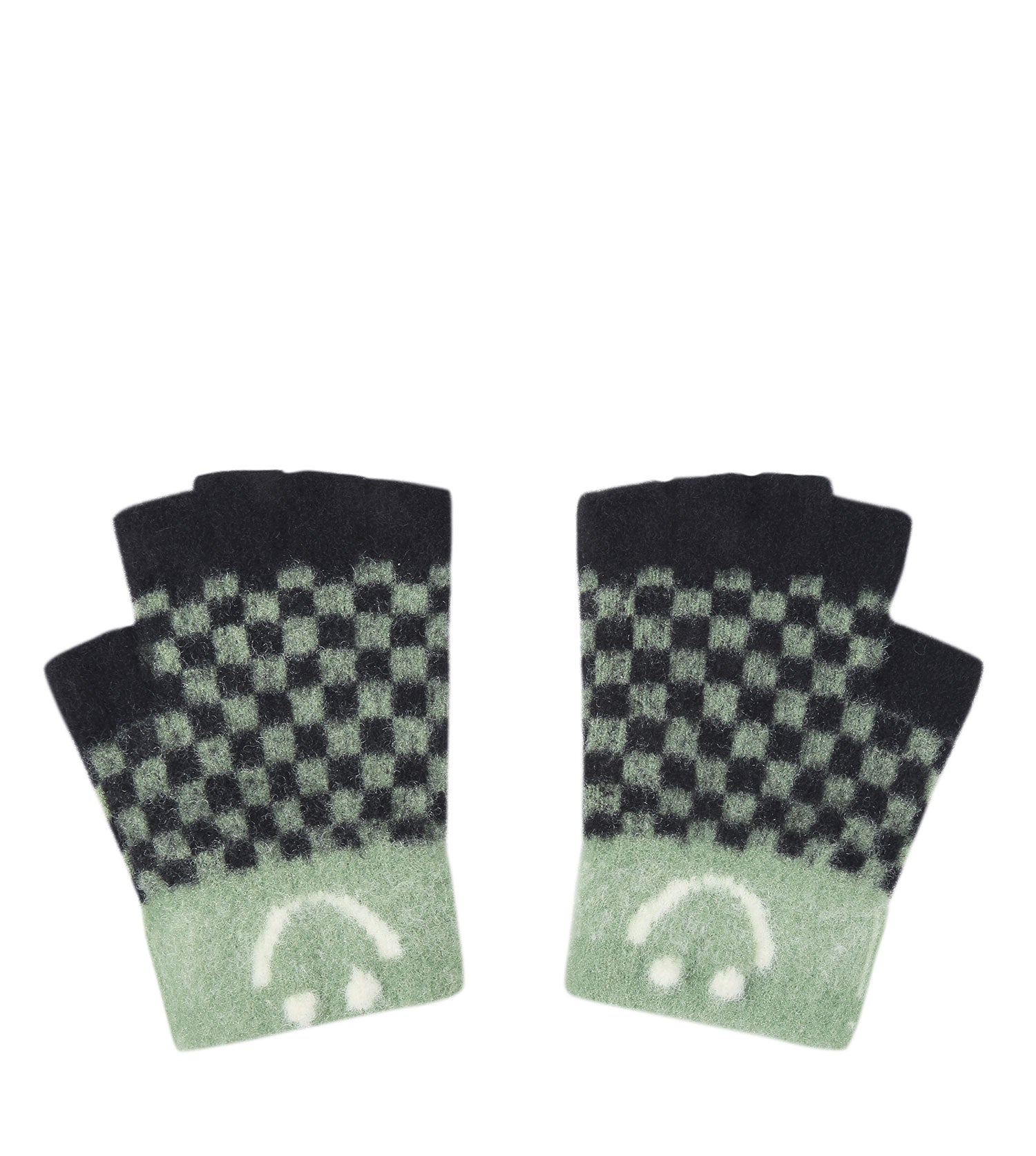 Kids Fingerless Ultra Plush Knit Gloves