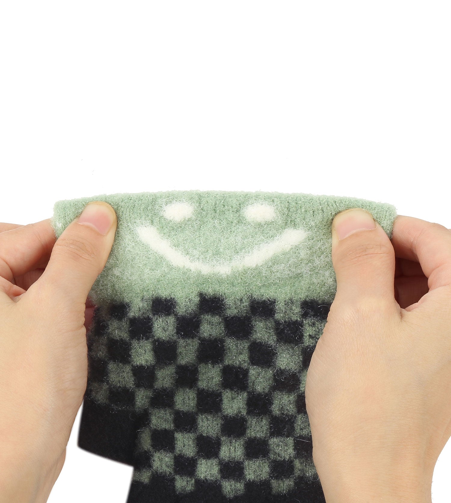 Kids Fingerless Ultra Plush Knit Gloves