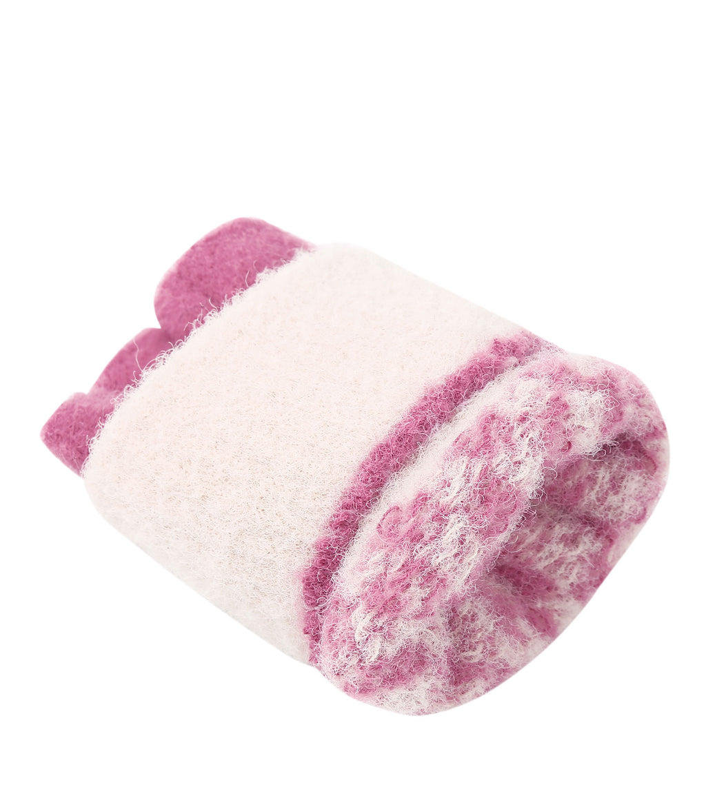 Kids Fingerless Ultra Plush Knit Gloves