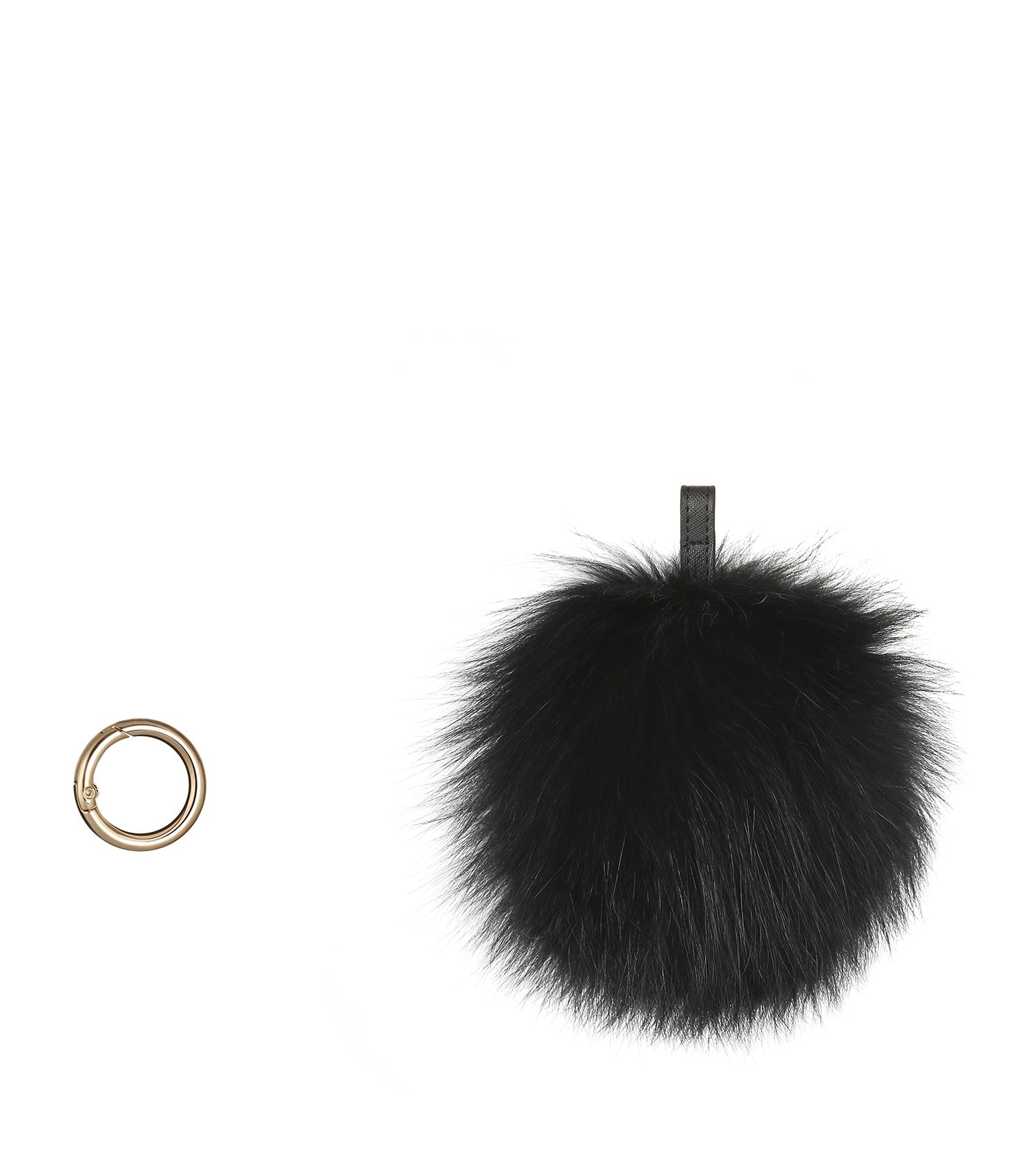 Pom Pom Fluffy Keyring
