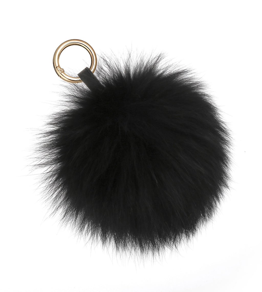 Pom Pom Fluffy Keyring
