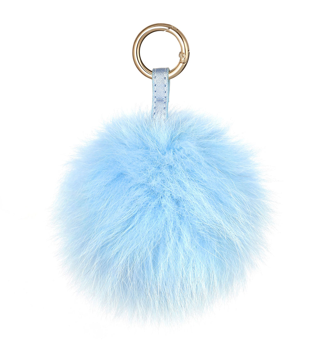 Pom Pom Fluffy Keyring