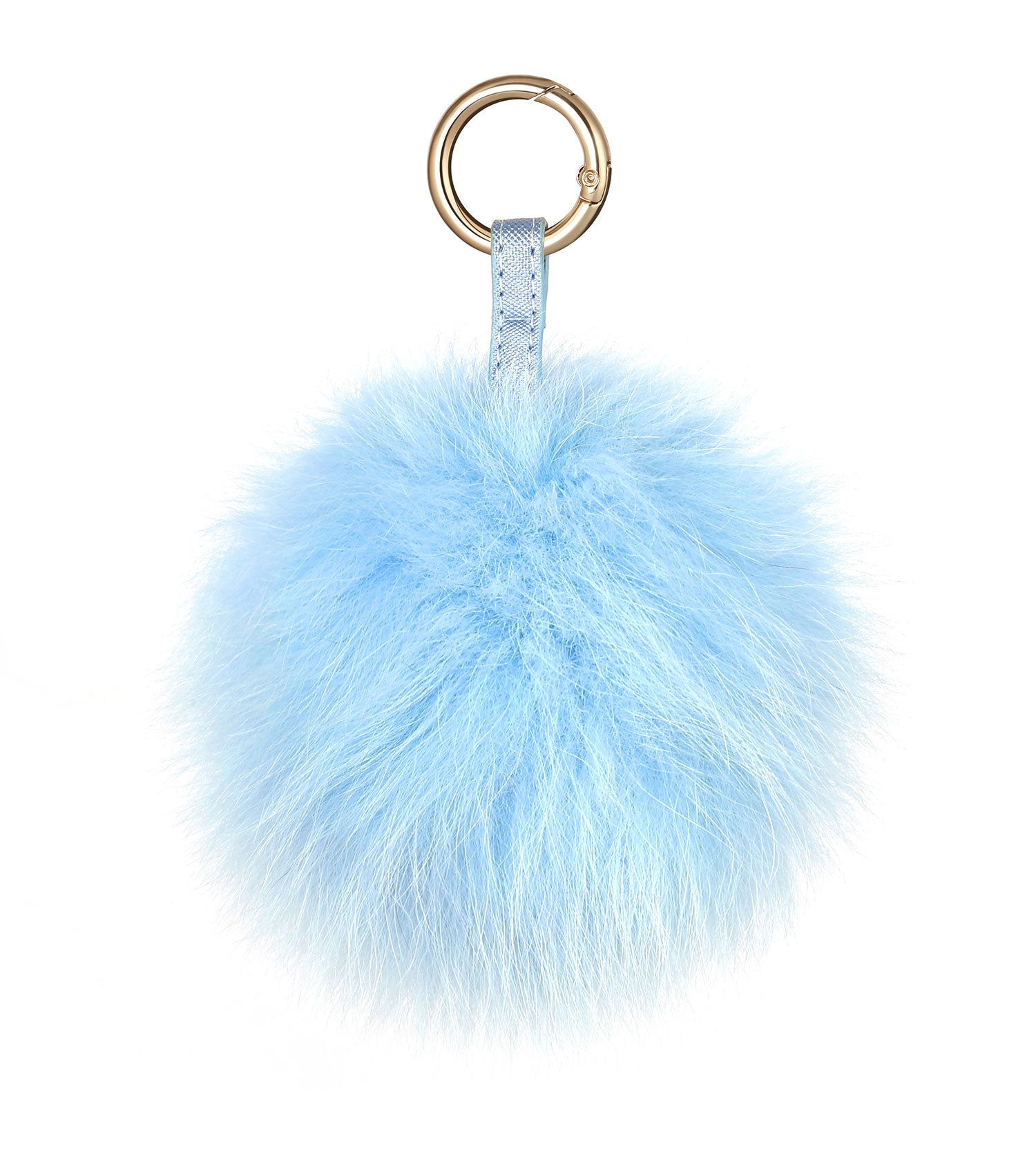 Pom Pom Fluffy Keyring