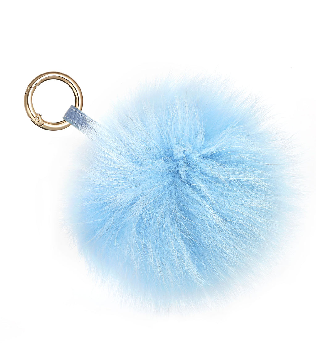 Pom Pom Fluffy Keyring
