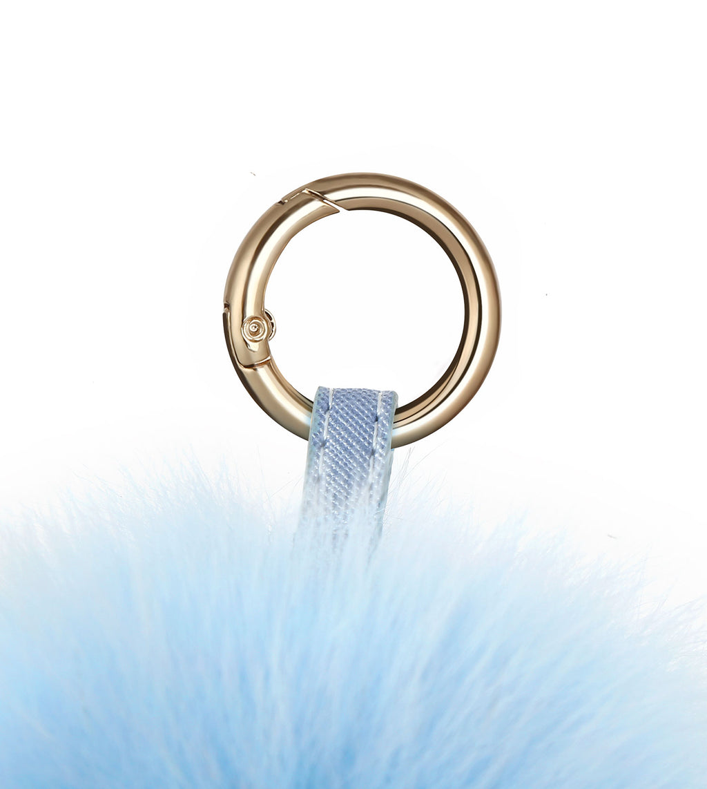 Pom Pom Fluffy Keyring