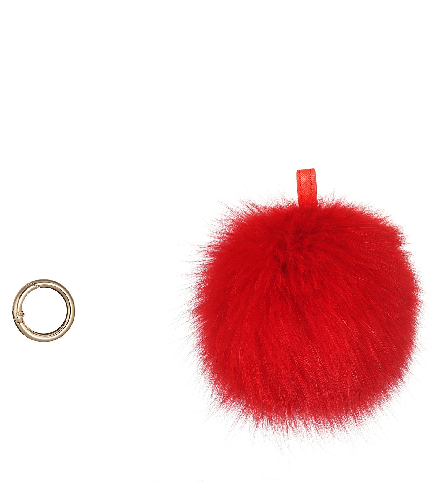 Pom Pom Fluffy Keyring