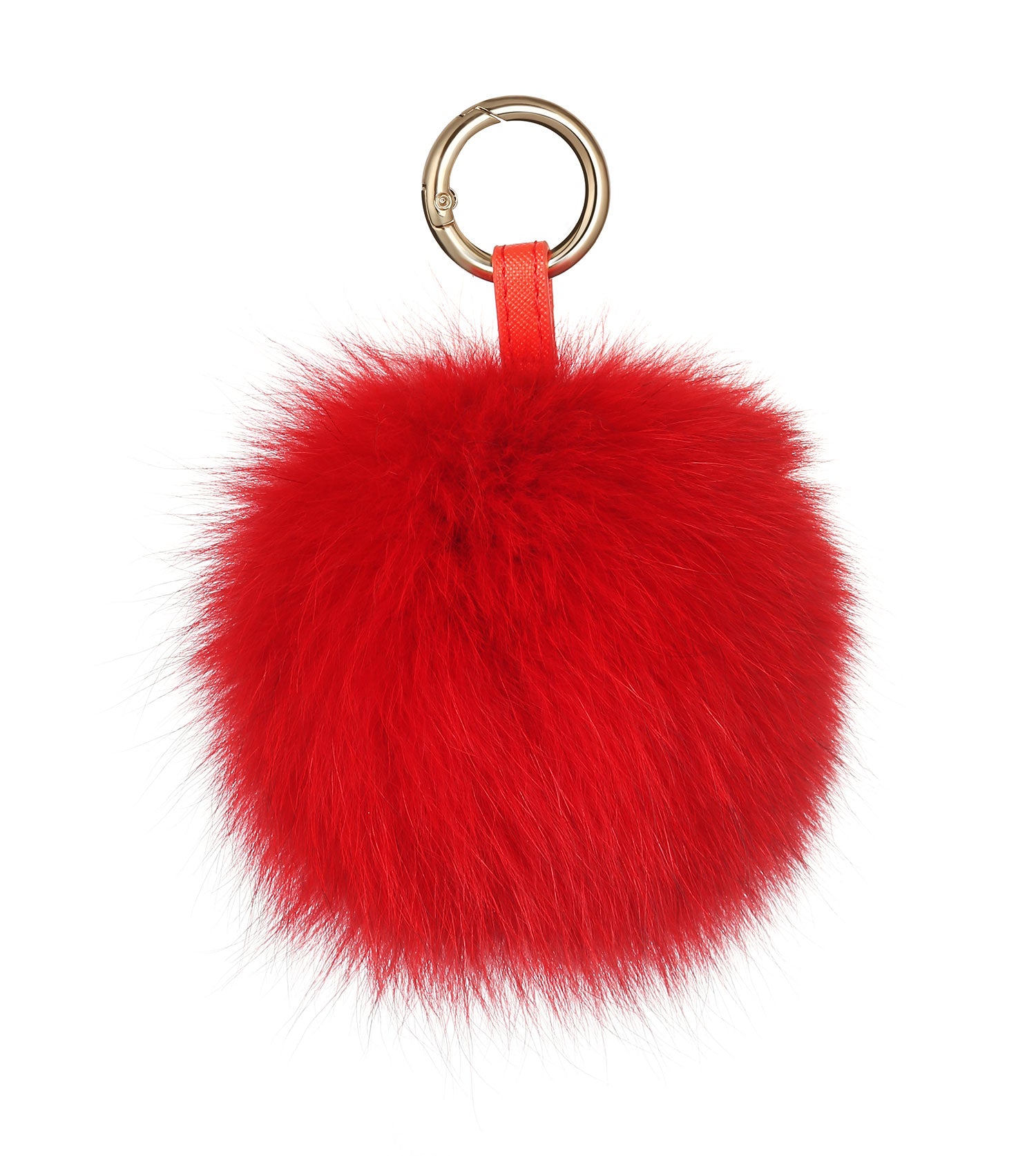 Pom Pom Fluffy Keyring