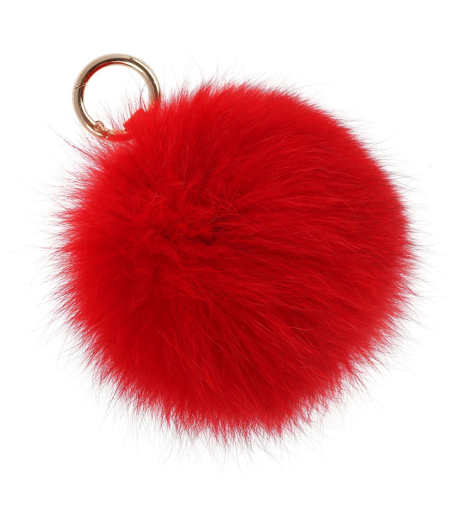 Pom Pom Fluffy Keyring