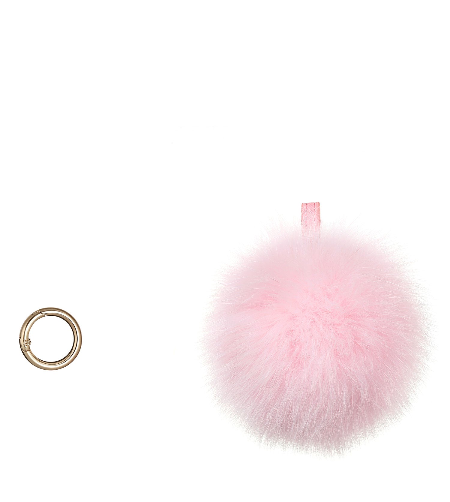 Pom Pom Fluffy Keyring
