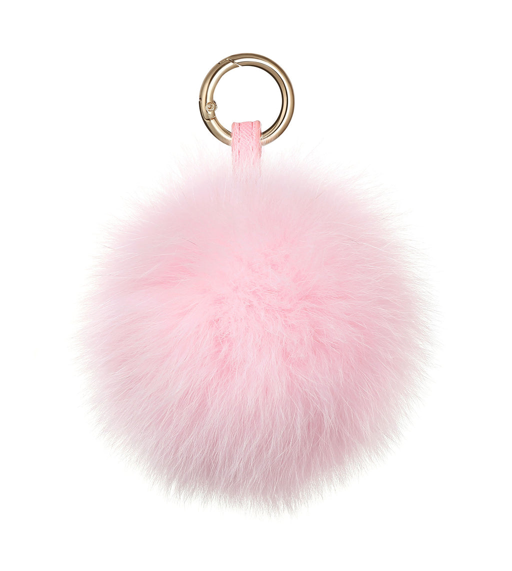 Pom Pom Fluffy Keyring
