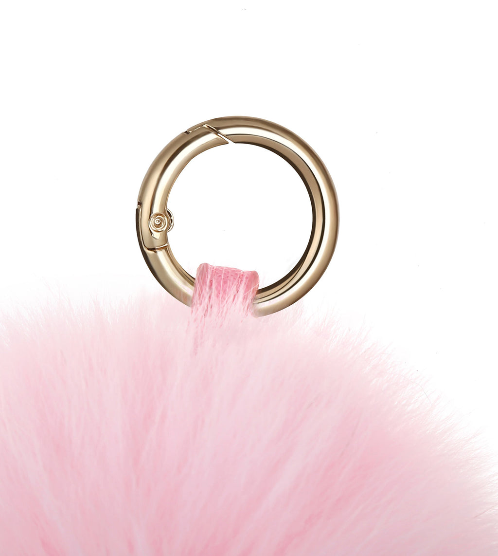 Pom Pom Fluffy Keyring