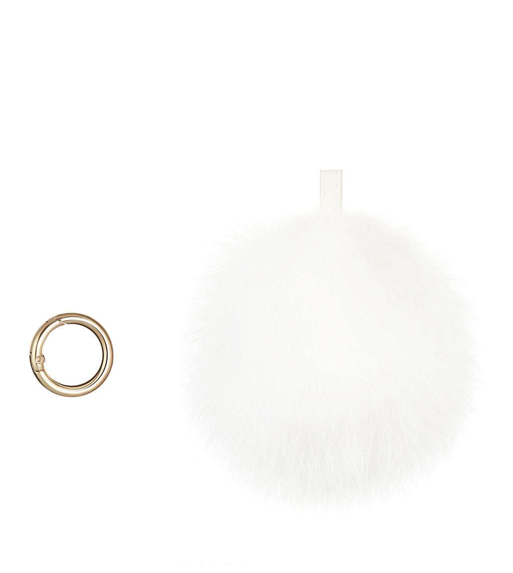 Pom Pom Fluffy Keyring