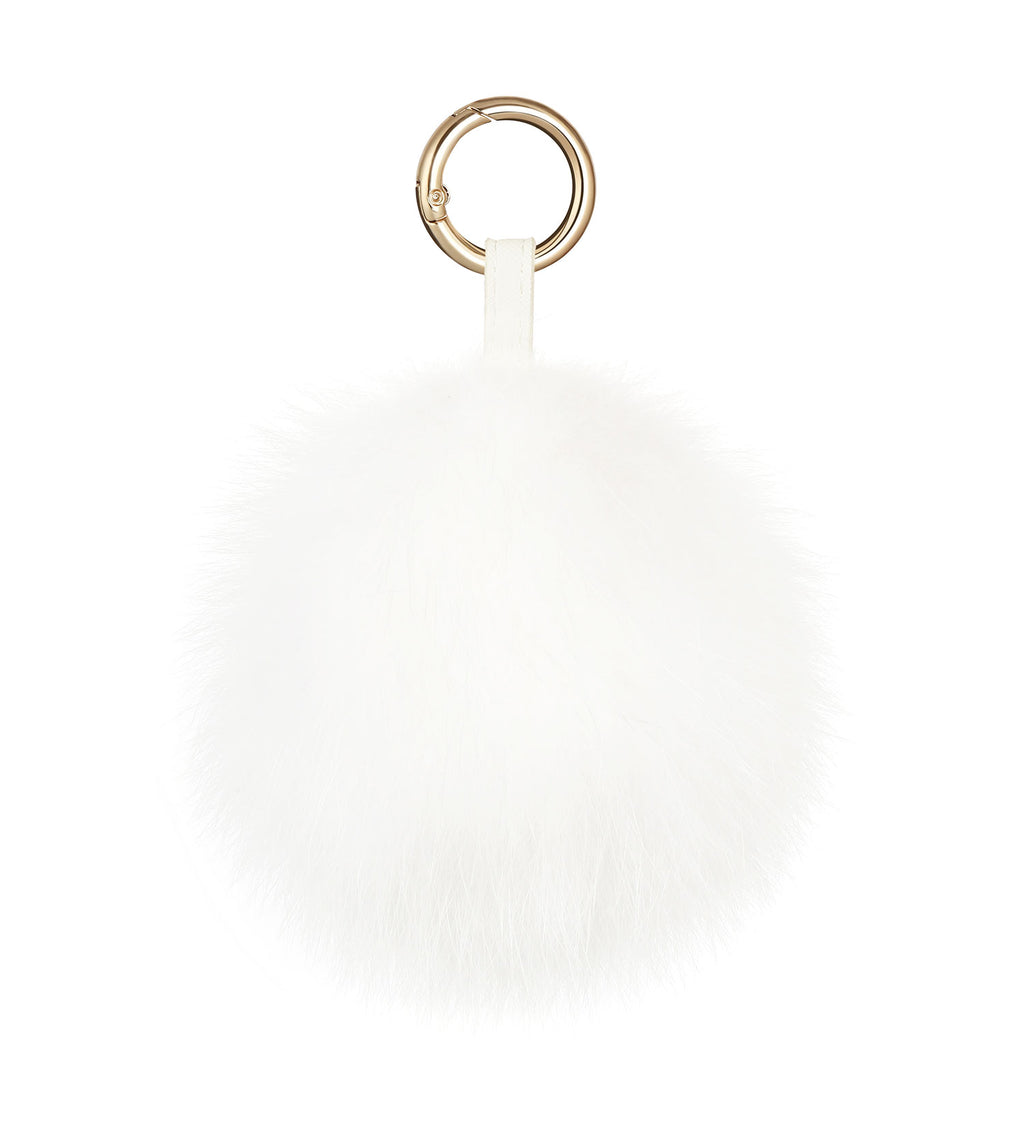 Pom Pom Fluffy Keyring