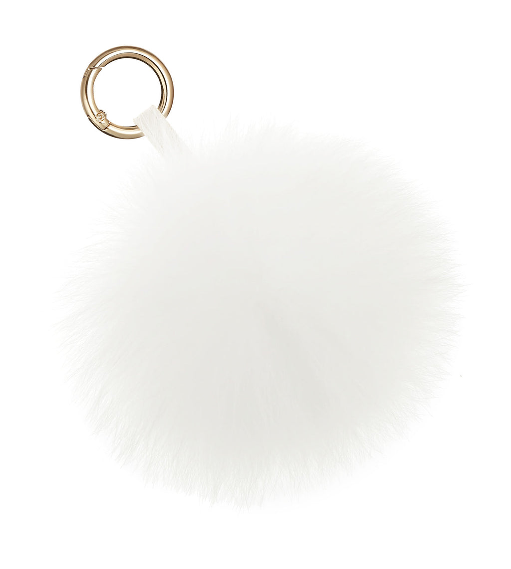 Pom Pom Fluffy Keyring