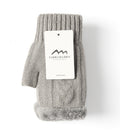 Fingerless Ultra Plush Knit Gloves image 3