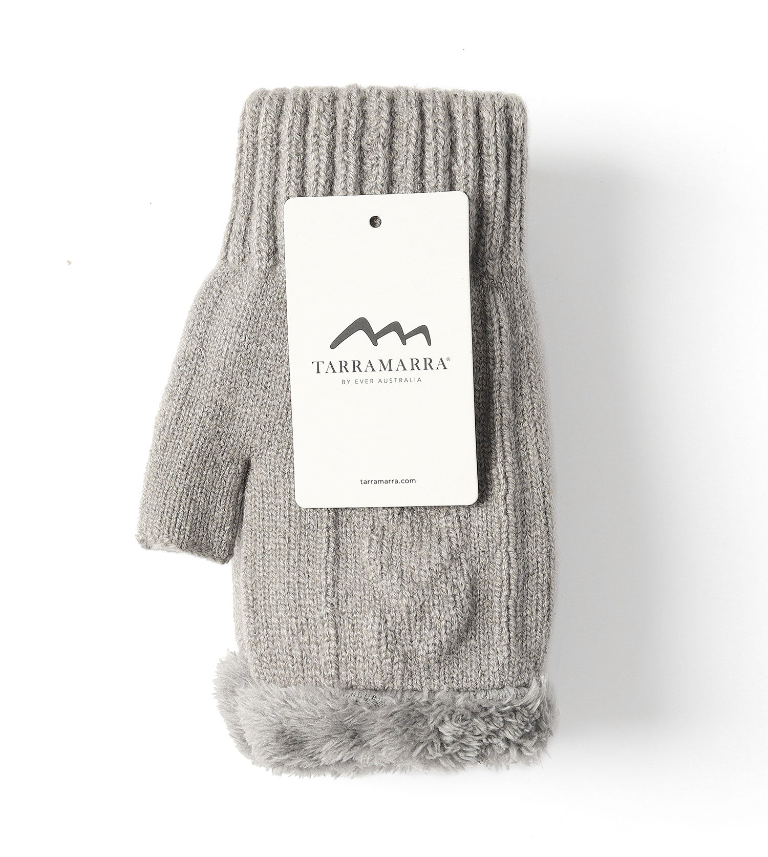 Fingerless Ultra Plush Knit Gloves image 3